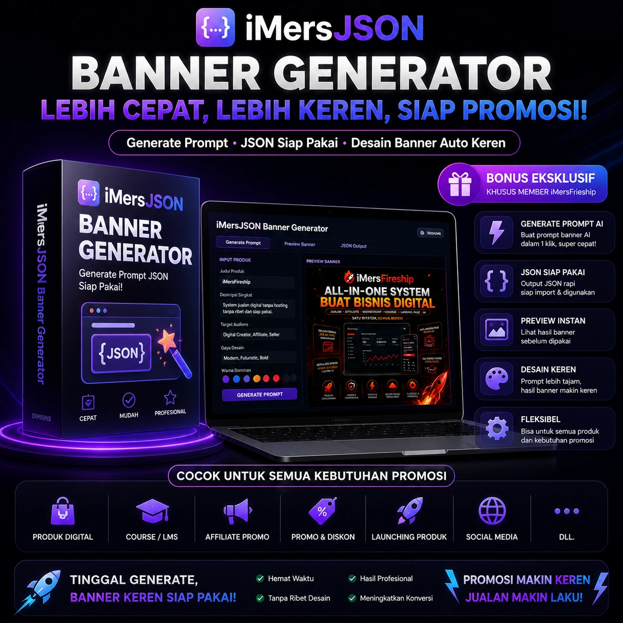JSON Banner Generator