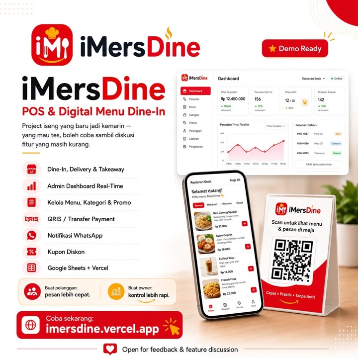 Bonus iMersDine Apps